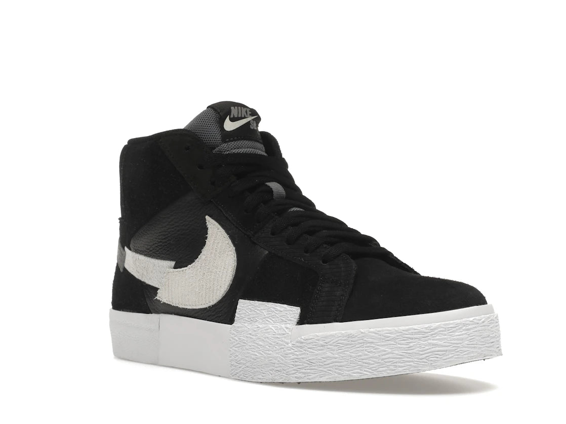 Nike Blazer Mid Mosaic Black Grey - vue secondaire A