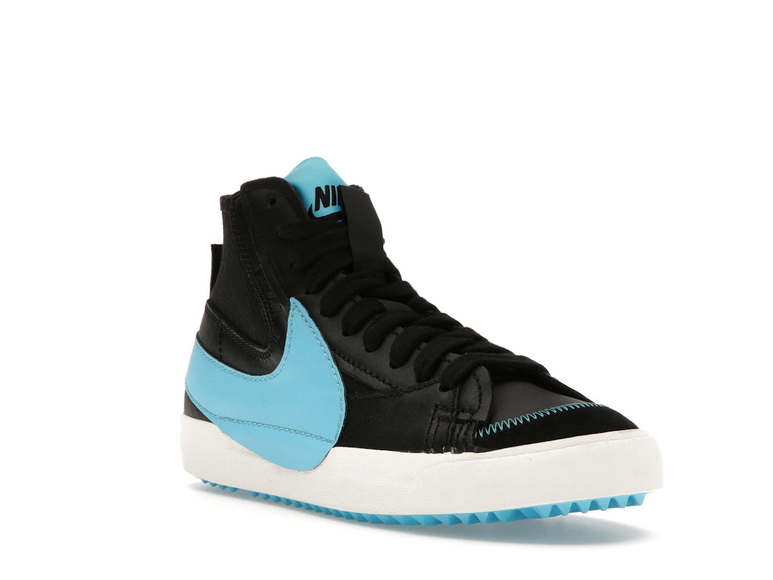 Nike Blazer Mid 77 Jumbo Black Baltic Blue - vue secondaire A