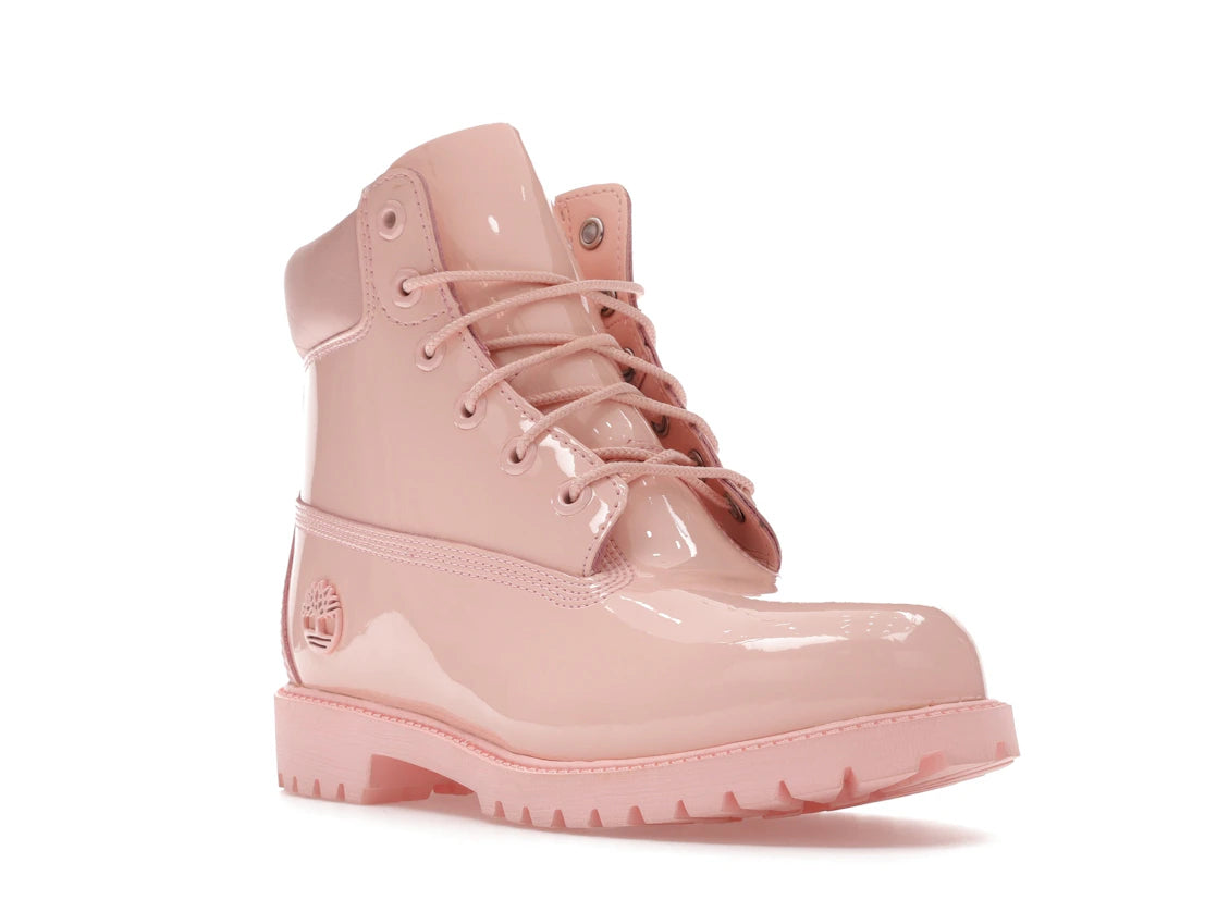 Timberland 6" Premium Waterproof Patent Boots Pink (GS) - vue secondaire A