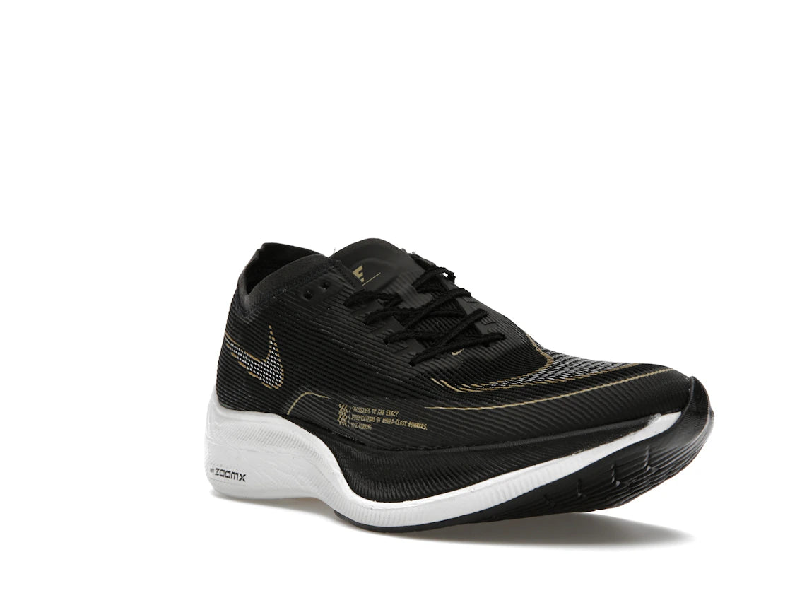 Nike ZoomX Vaporfly Next% 2 Black Metallic Gold Coin - vue secondaire A
