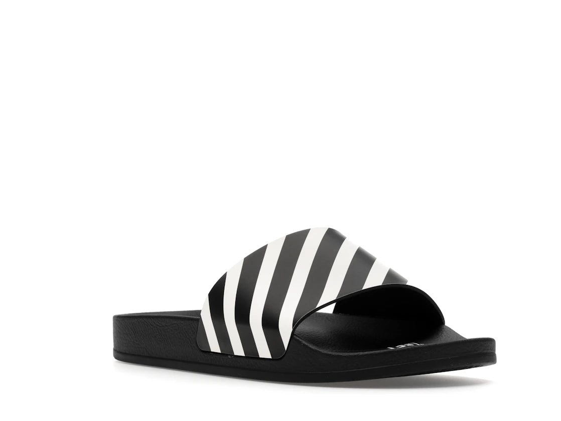 OFF-WHITE Diag Slider Black White - vue secondaire A