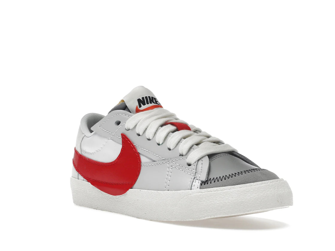 Nike Blazer Low 77 Jumbo White Photon Dust Light Smoke Grey University Red - vue secondaire A