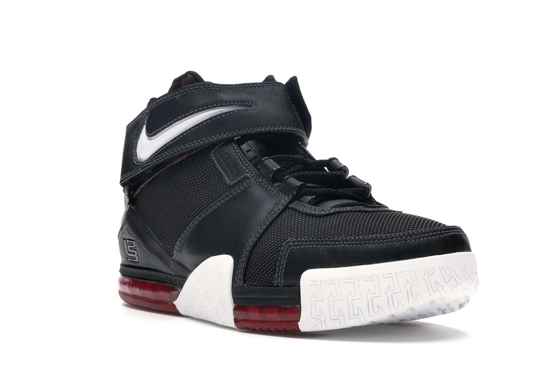 Nike LeBron Zoom 2 Black Crimson - vue secondaire A