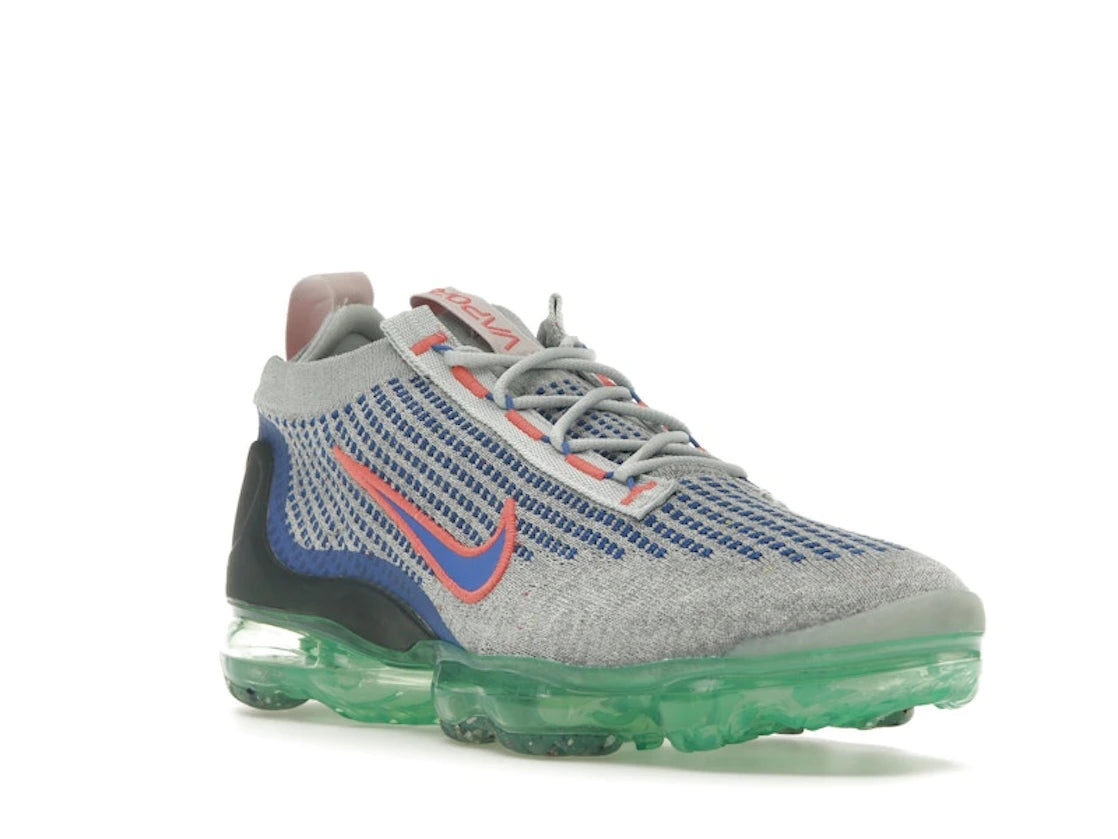 Nike Air VaporMax 2021 Flyknit Wolf Grey Medium Blue - vue secondaire A