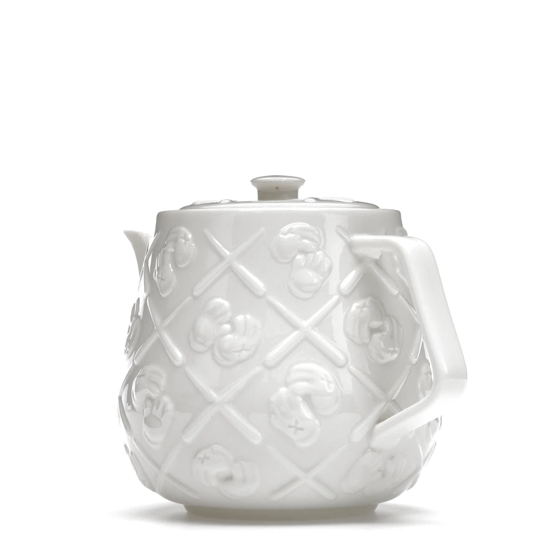 KAWS Ceramic Teapot White - vue secondaire A