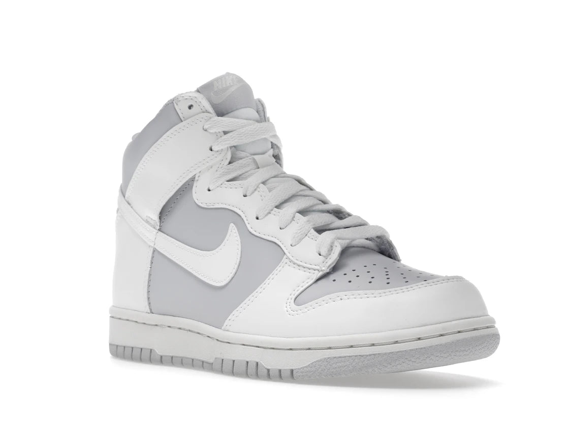 Nike Dunk High Summit White Football Grey (GS) - vue secondaire A