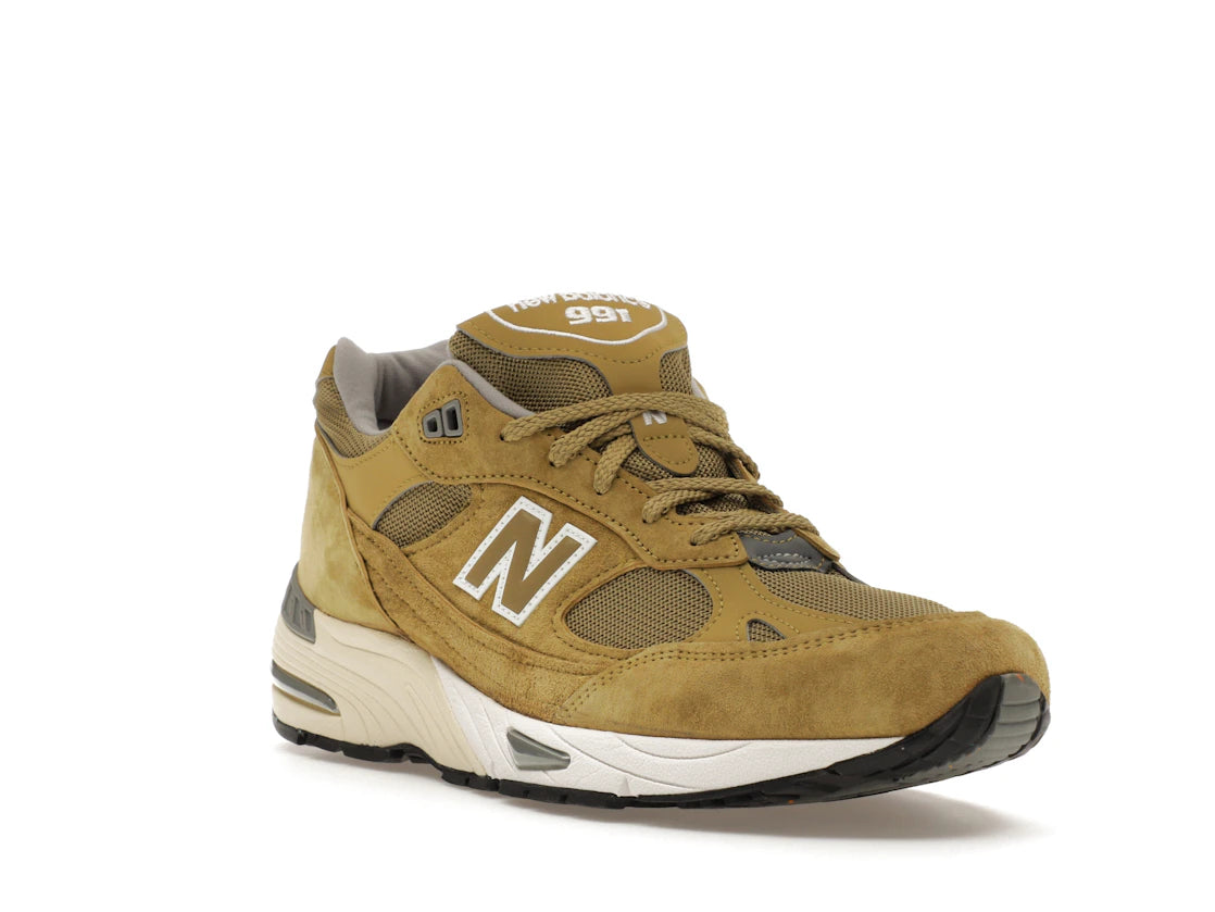 New Balance 991 MiUK Green Moss Cloud Cream - vue secondaire A