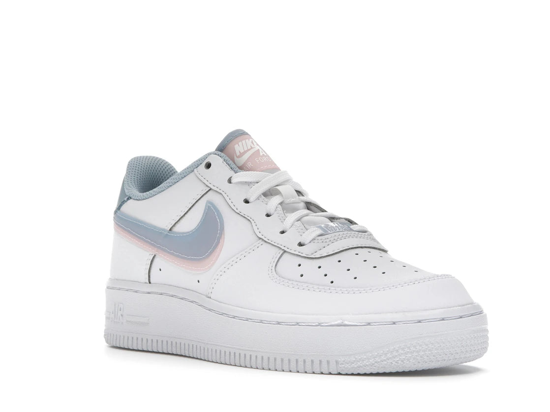 Nike Air Force 1 Low LV8 Double Swoosh Light Armory Blue - vue secondaire A