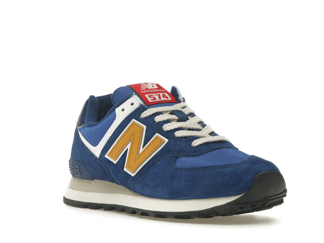 New Balance 574 Royal Blue Gold - vue secondaire A