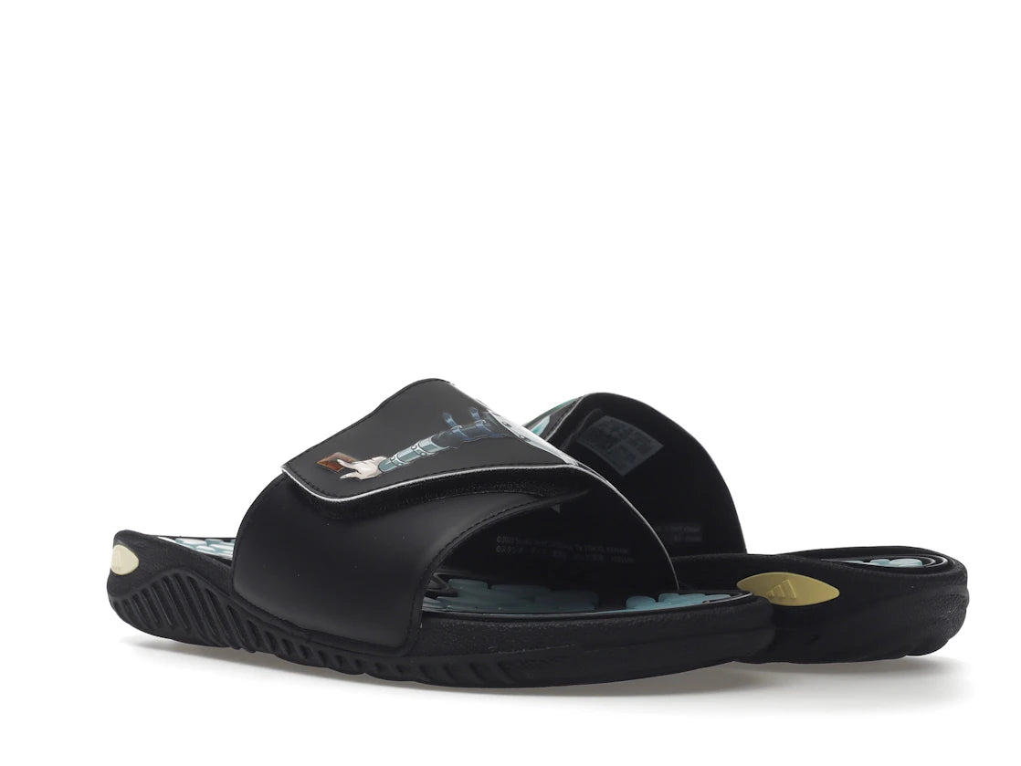 adidas Reptossage Hook-And-Loop Slides Yu-Gi-Oh! Blue Eyes White Dragon - vue secondaire A