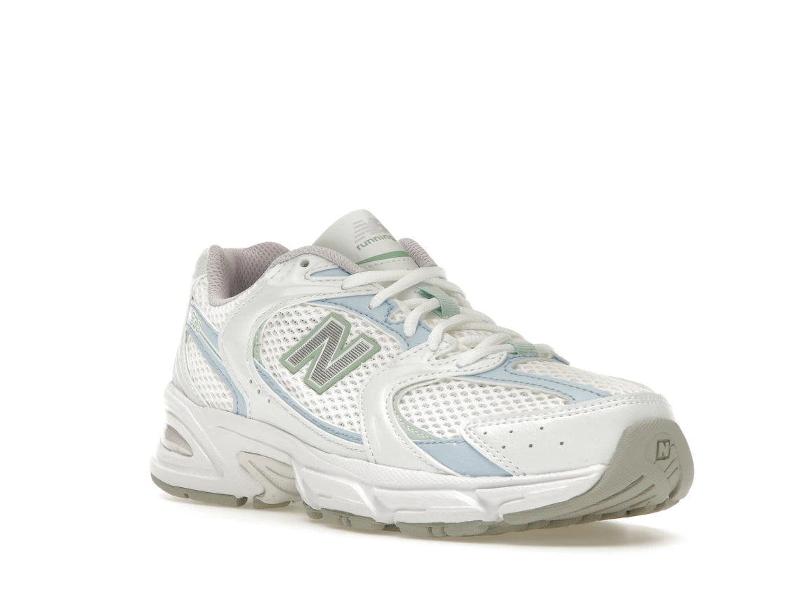 New Balance 530 White Light Chrome Blue Clay Ash - vue secondaire A