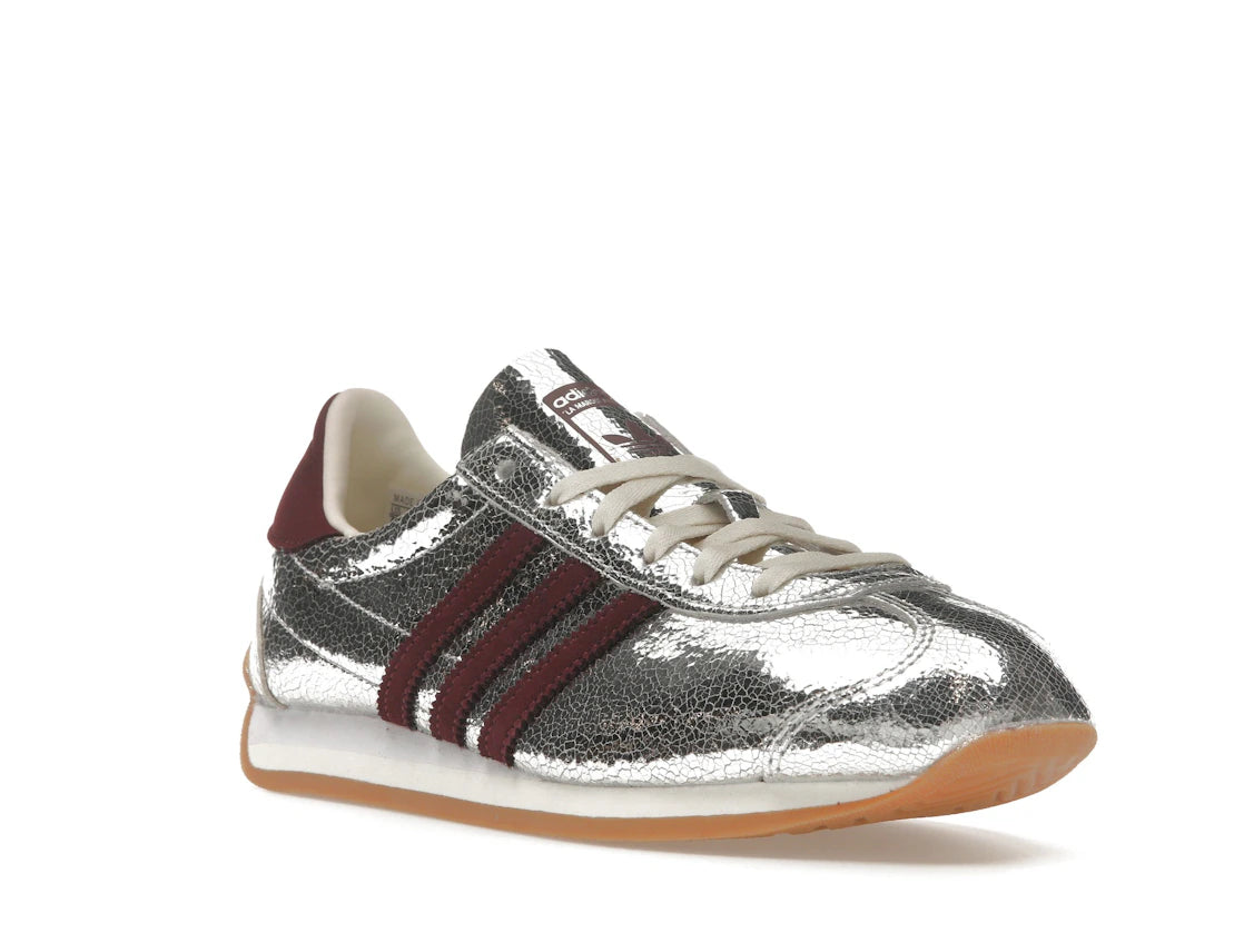 adidas Country OG Silver Metallic Maroon (Women's) - vue secondaire A