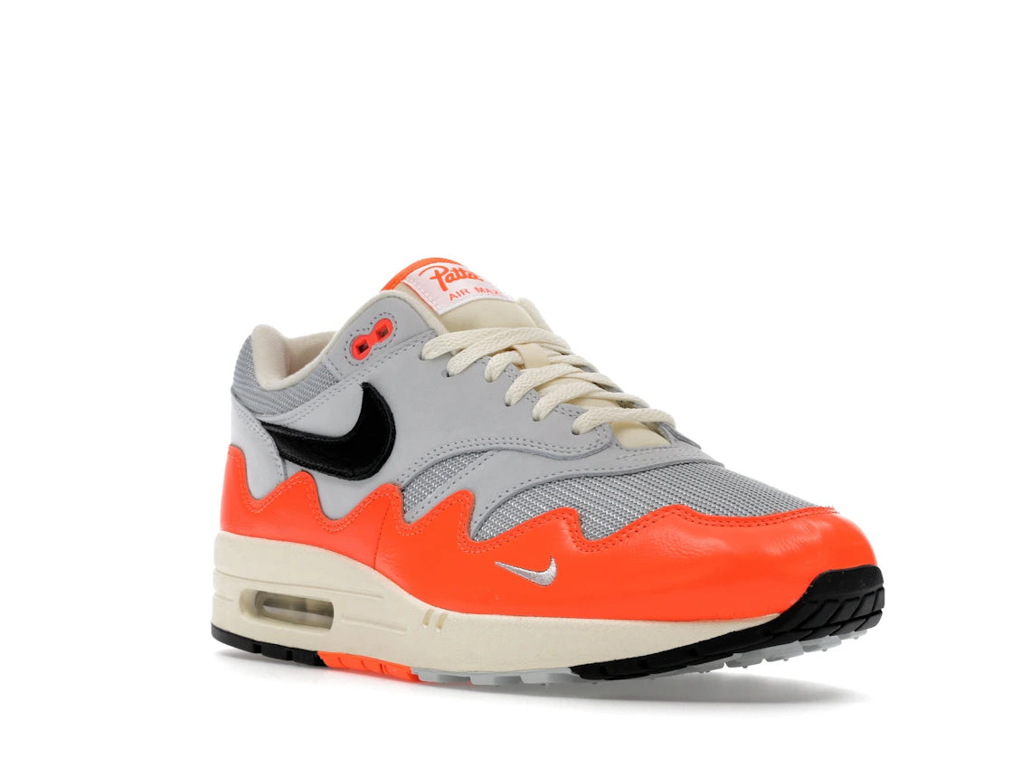 Nike Air Max 1 Patta Waves Hyper Crimson Pure Platinum (With Bracelet) - vue secondaire A