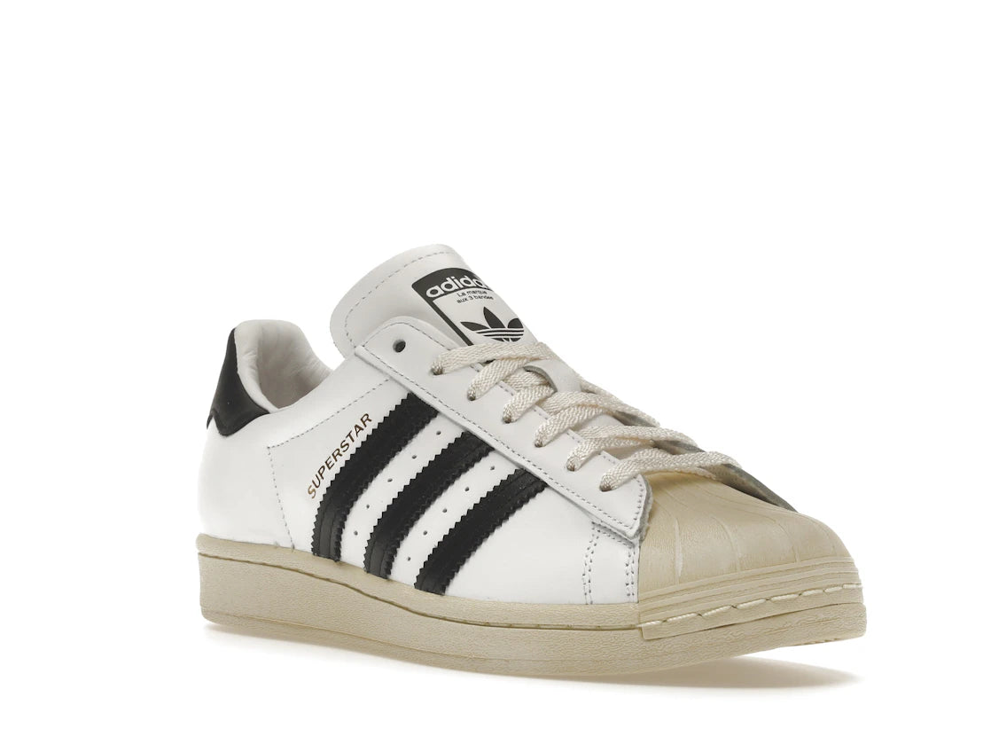 adidas Superstar White Black Aged Sole - vue secondaire A