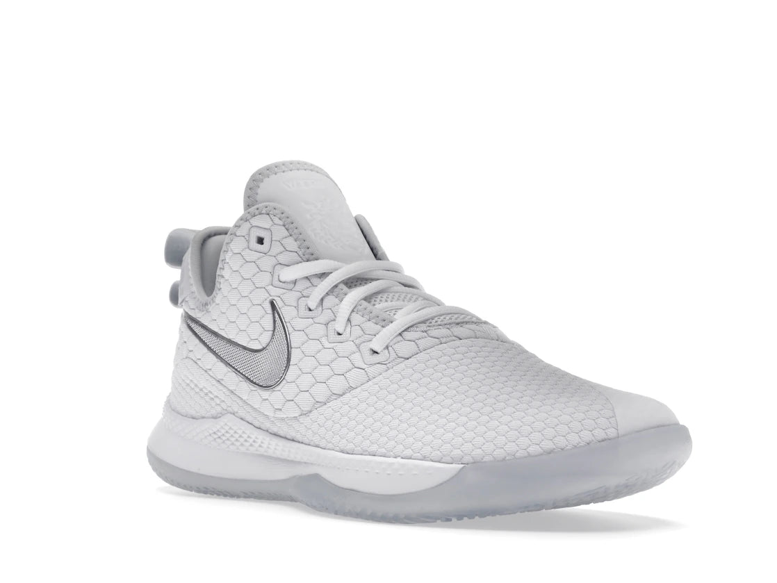 Nike LeBron Witness 3 White Chrome - vue secondaire A