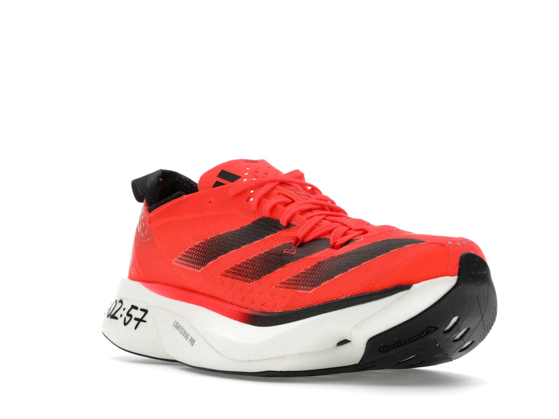 adidas Adizero Adios Pro 3 Solar Red - vue secondaire A