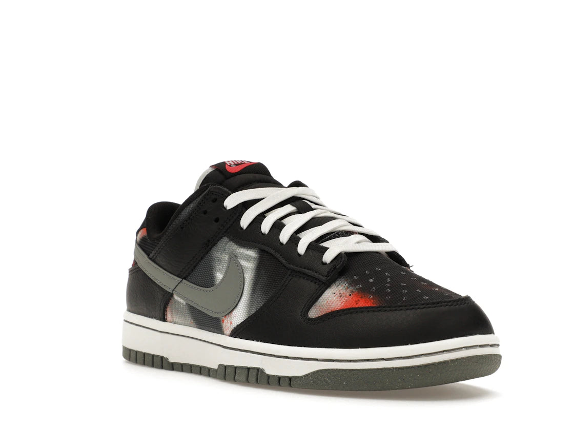 Nike Dunk Low Graffiti Black Red - vue secondaire A