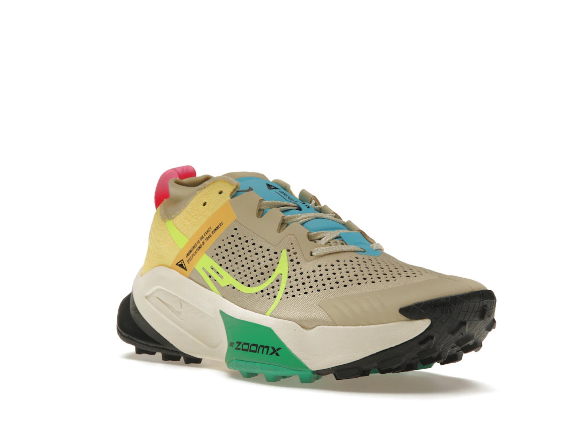 Nike ZoomX Zegama Trail Team Gold Volt - vue secondaire A