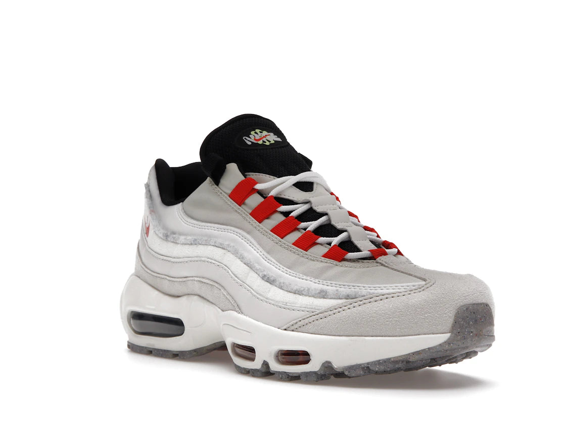 Nike Air Max 95 Light Bone Habanero Red - vue secondaire A