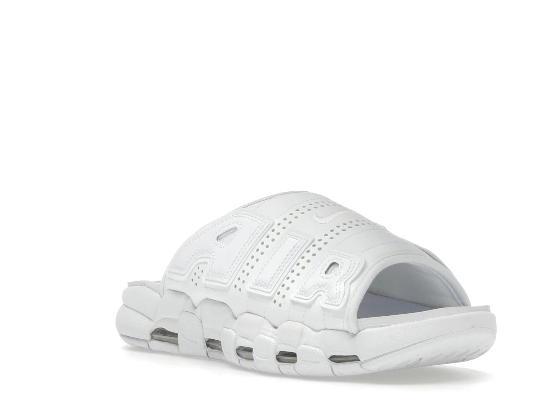 Nike Air More Uptempo Slide Triple White - vue secondaire A