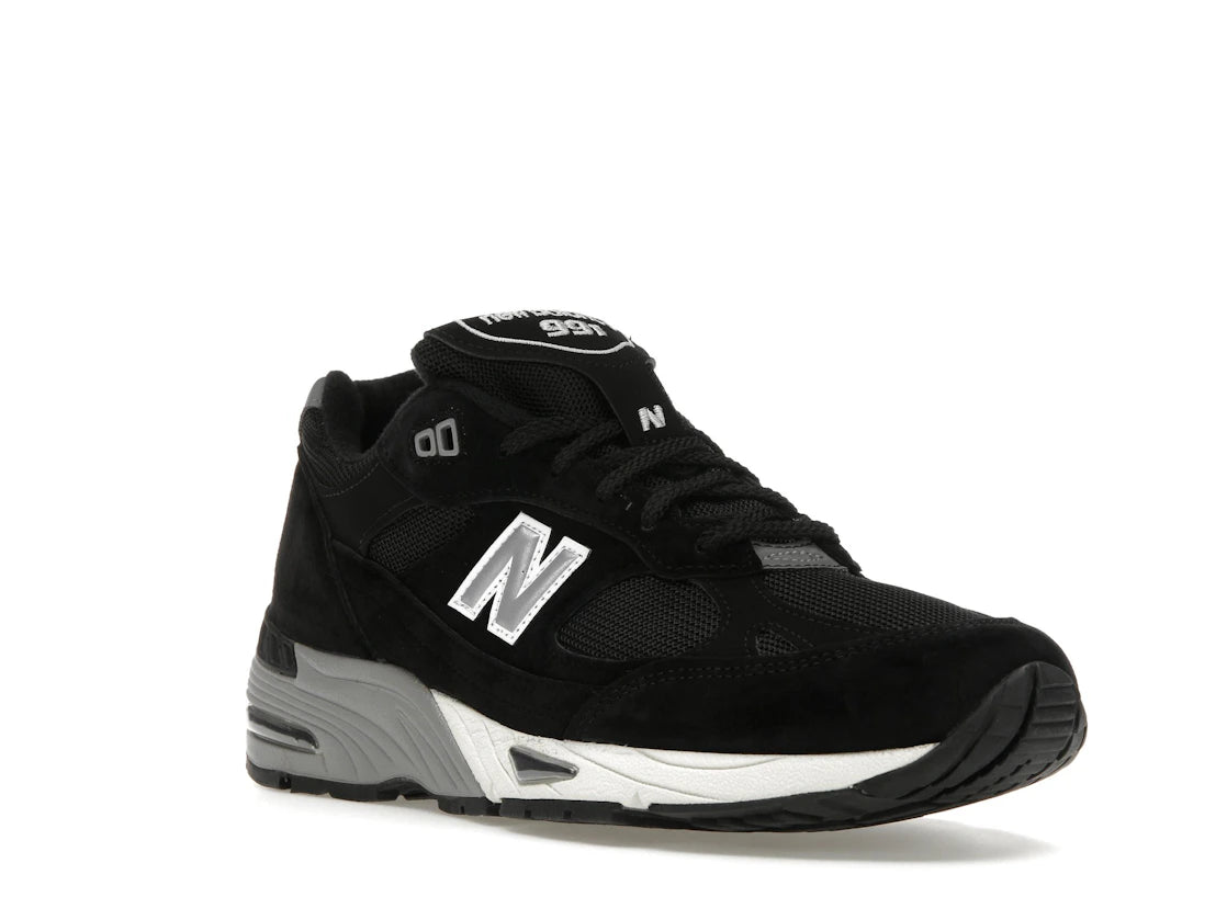 New Balance 991 MiUK Black Silver - vue secondaire A