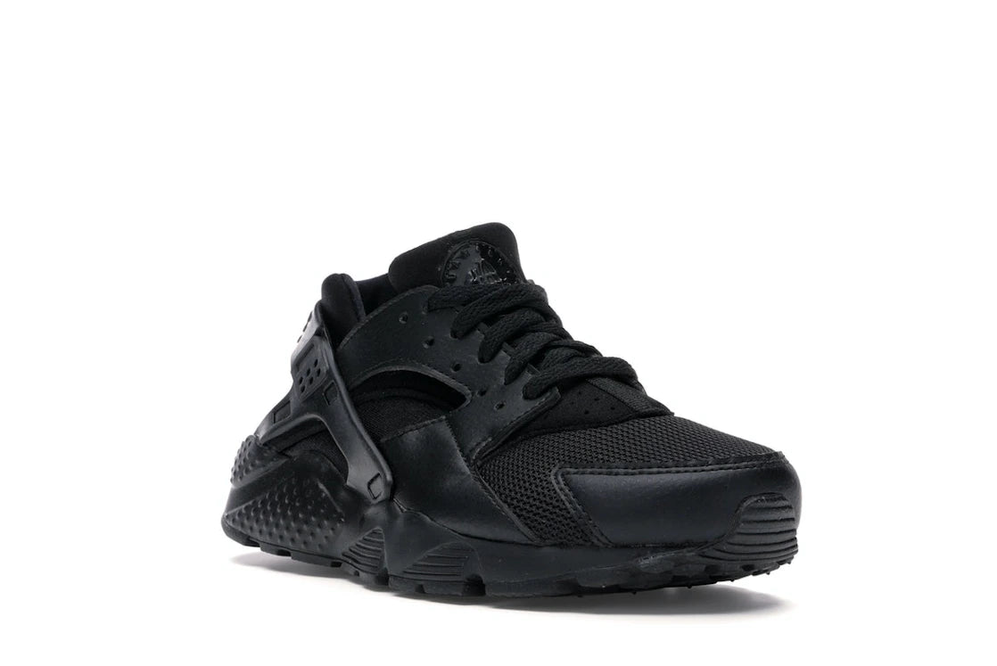Nike Air Huarache Run Triple Black (2019) (GS) - vue secondaire A