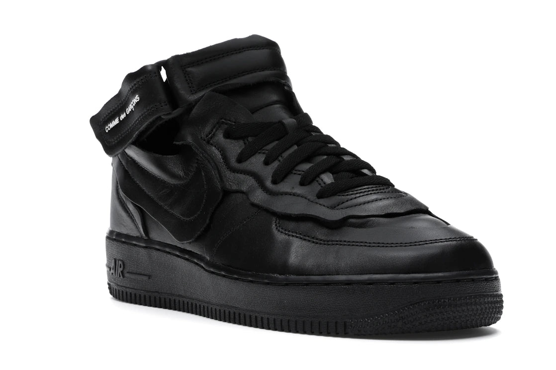 Nike Air Force 1 Mid Comme des Garcons Black - vue secondaire A