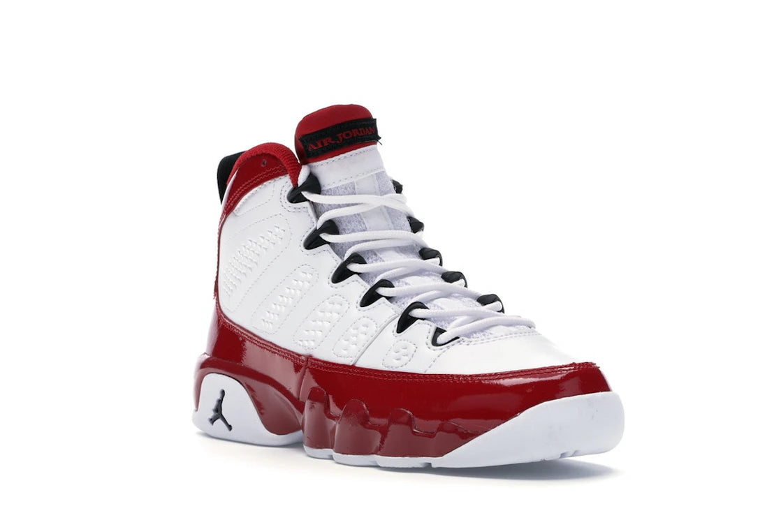 Jordan 9 Retro White Gym Red (GS) - vue secondaire A