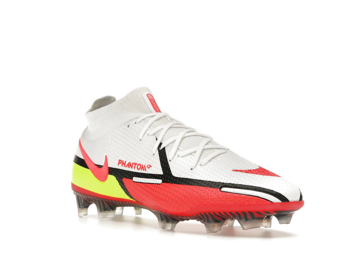 Nike Phantom GT2 Dynamic Fit Elite FG Volt Bright Crimson - vue secondaire A