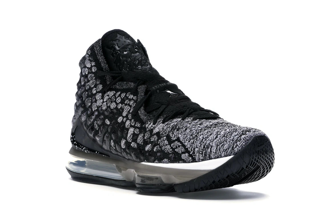Nike LeBron 17 Black White - vue secondaire A