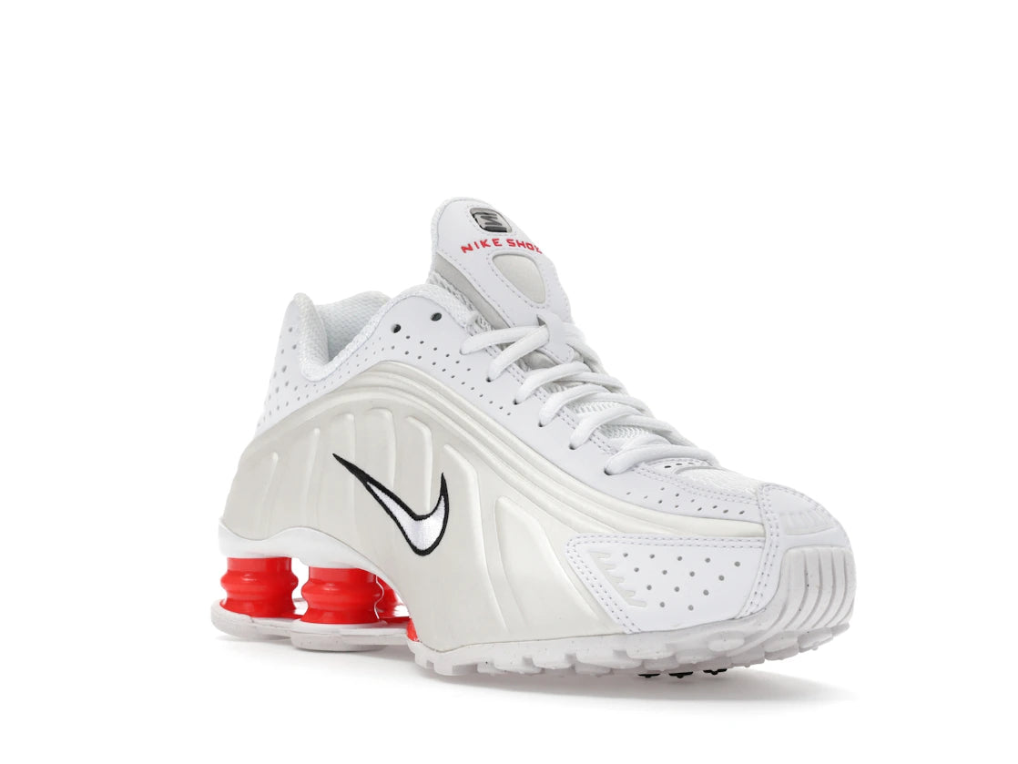Nike Shox R4 White Phantom Picante Red (Women's) - vue secondaire A