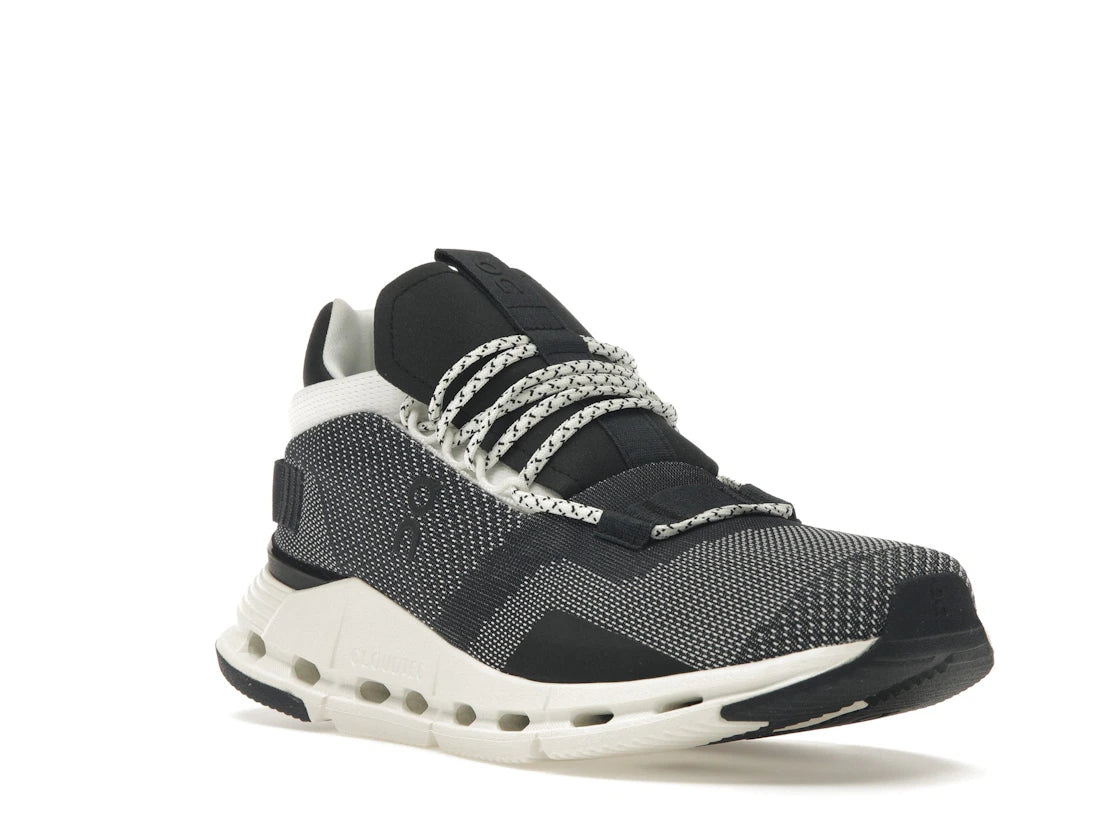 On Running Cloudnova Black White (Women's) - vue secondaire A