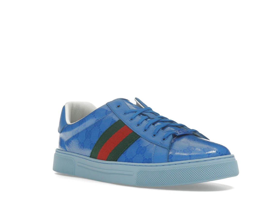 Gucci Ace GG Crystal Canvas Blue - vue secondaire A