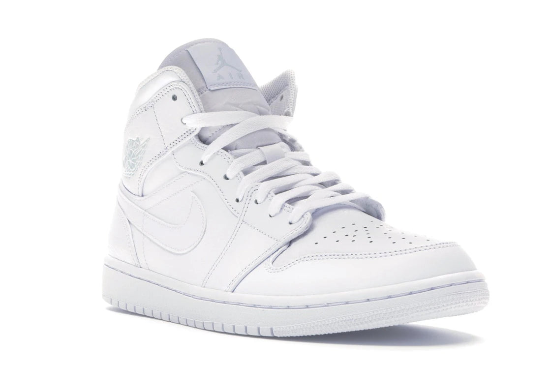 Jordan 1 Mid Triple White (2018) - vue secondaire A