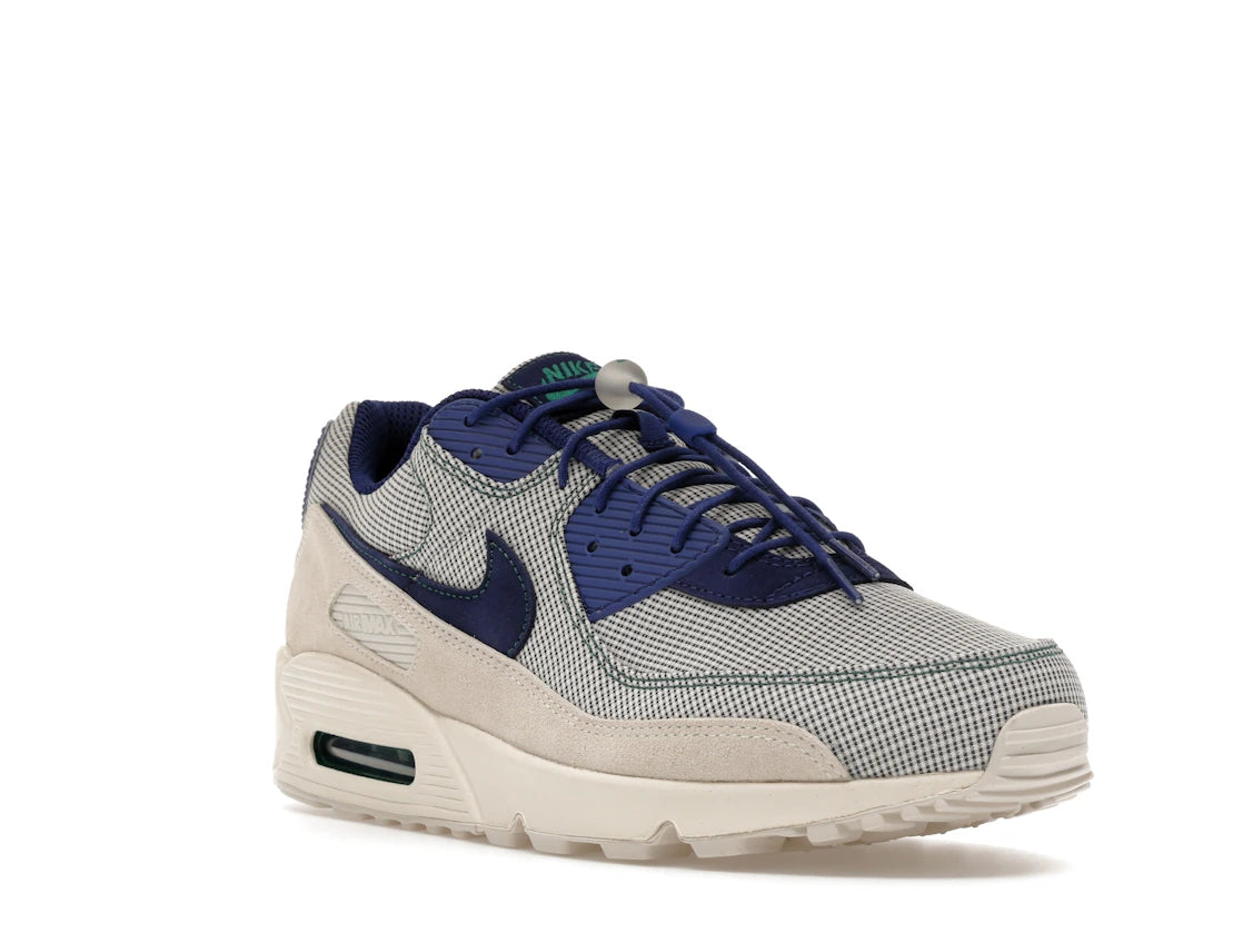 Nike Air Max 90 Coconut Milk Deep Royal Blue - vue secondaire A