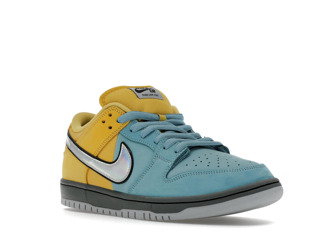 Nike SB Dunk Low Pro Muni Lightning Denim Turquoise - vue secondaire A