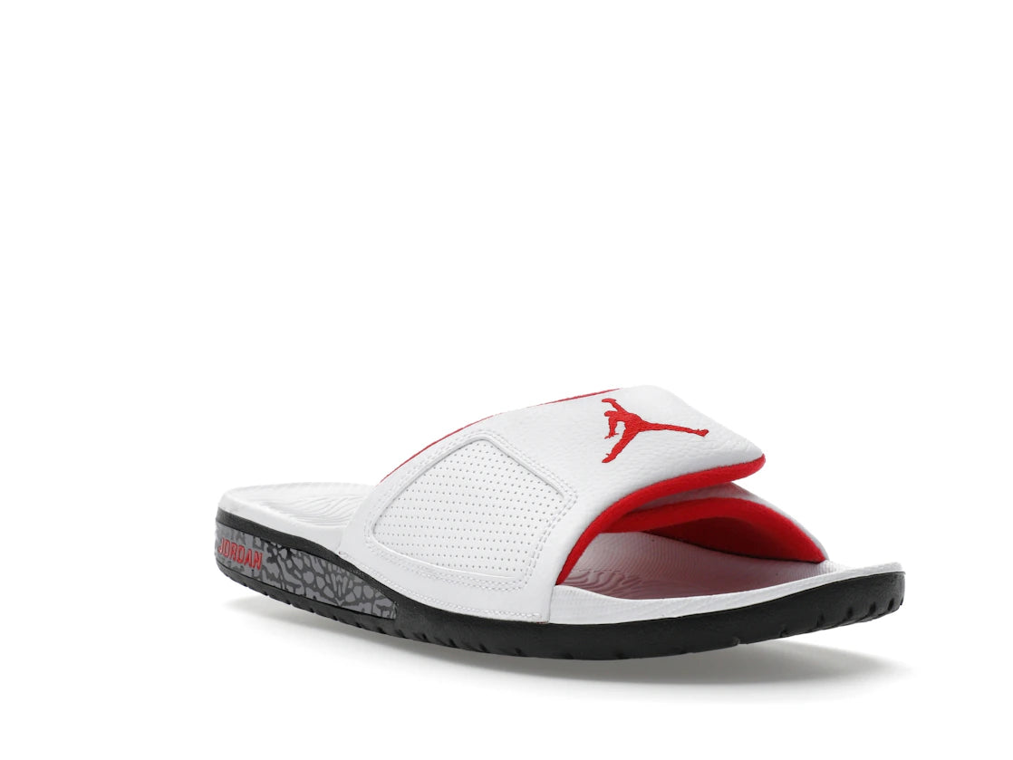 Jordan Hydro III Retro White University Red Cement - vue secondaire A