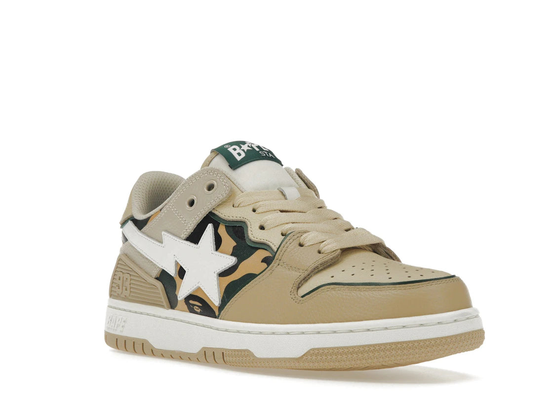 A Bathing Ape Sk8 Sta Beige Yellow Camo - vue secondaire A
