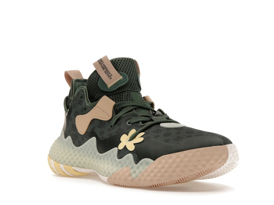 adidas Harden Vol. 6 Green Oxide Monogram - vue secondaire A