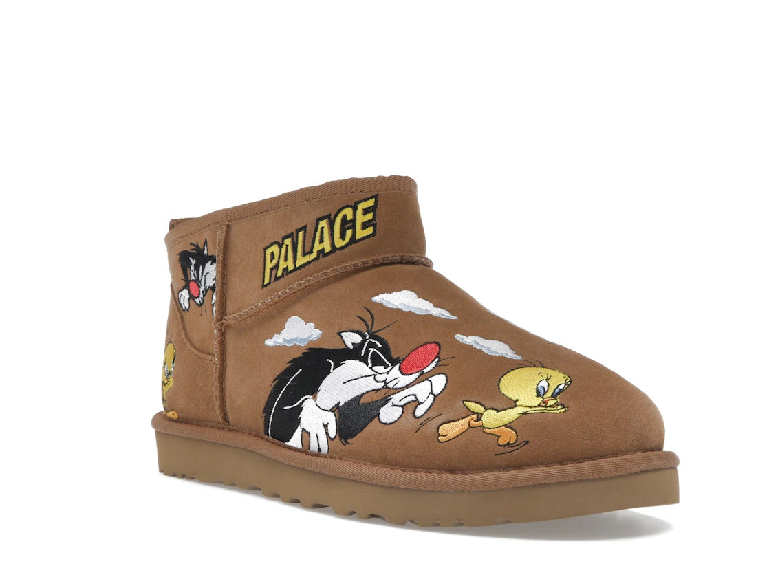 UGG Classic Ultra Mini Boot Palace x Looney Tunes Chestnut - vue secondaire A