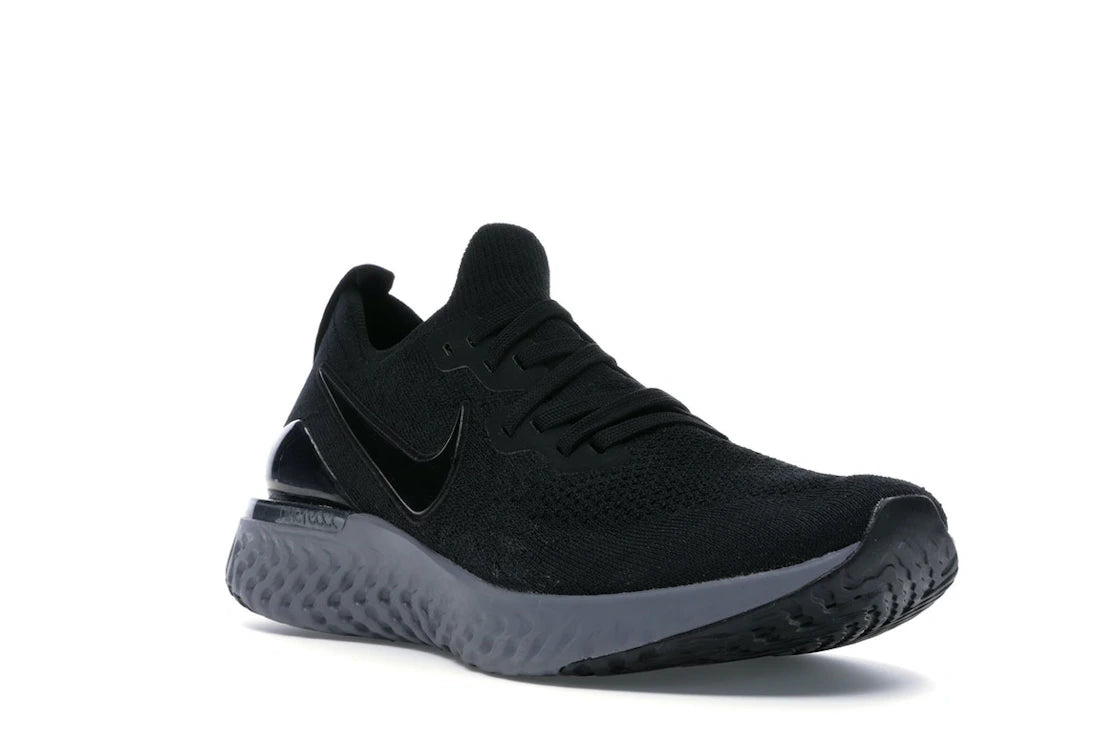 Nike Epic React Flyknit 2 Black Anthracite - vue secondaire A