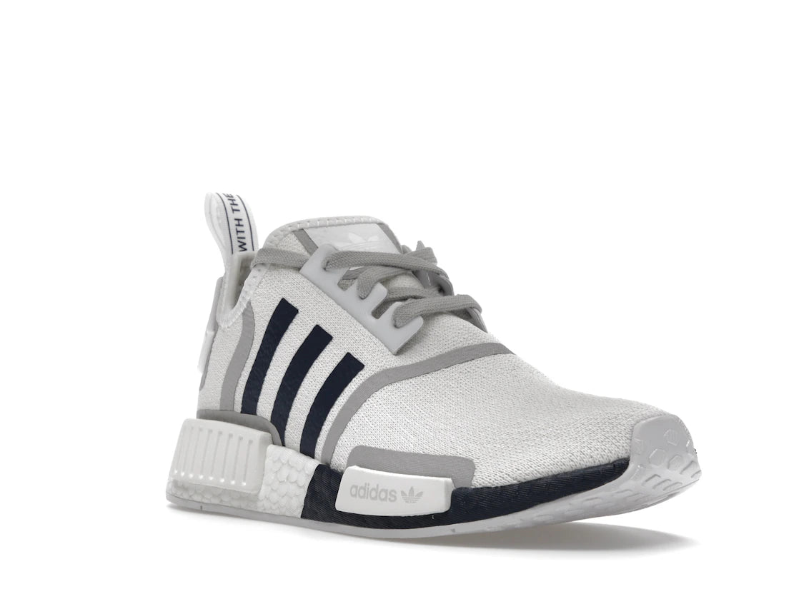adidas NMD R1 White Crew Navy - vue secondaire A