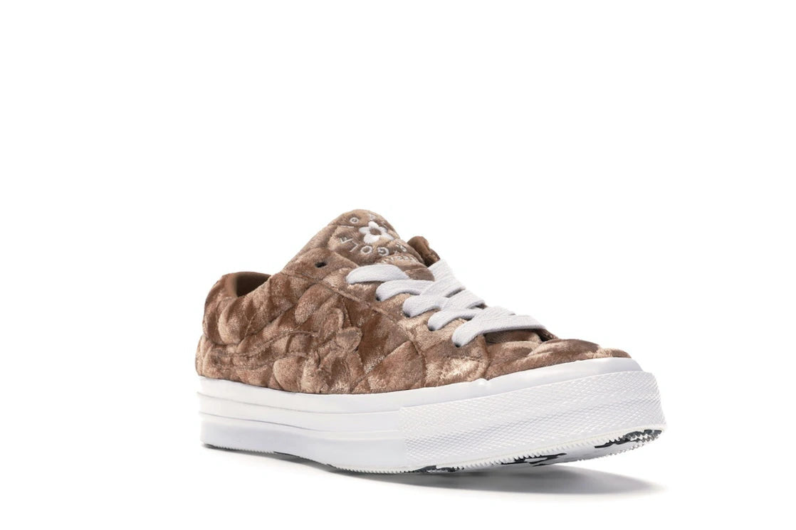 Converse One Star Ox Golf le Fleur TTC Quilted Velvet Brown Sugar - vue secondaire A