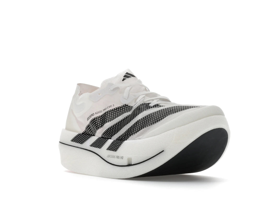 adidas Adizero Adios Pro Evo 3 White Black - vue secondaire A