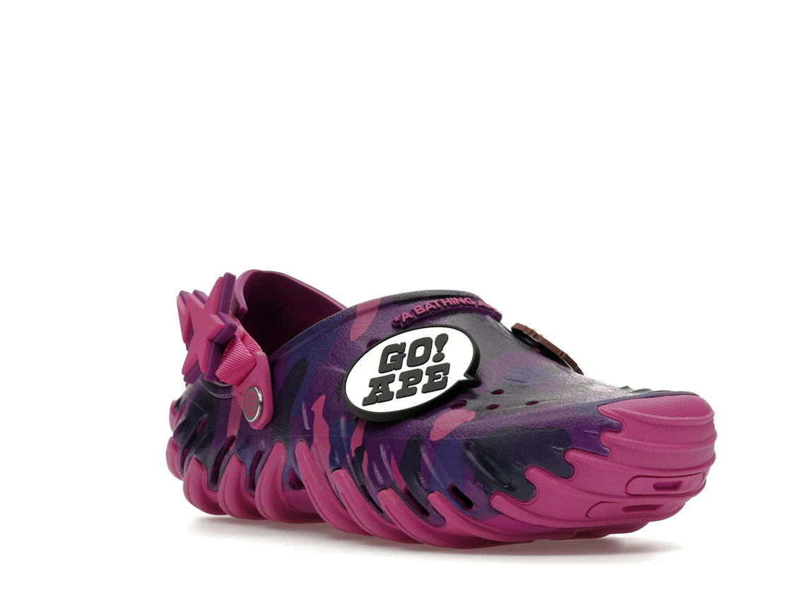 Crocs Echo RO Clog Bape Grapeberry Camo - vue secondaire A