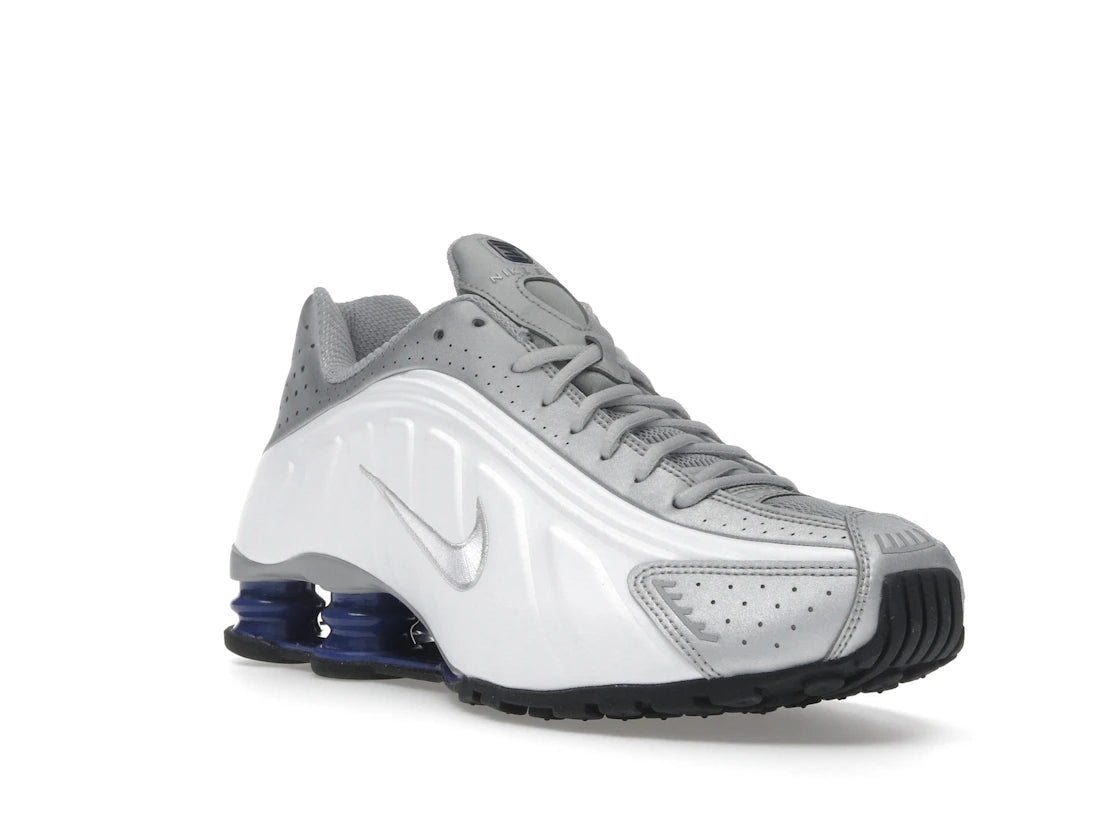 Nike Shox R4 Metallic Silver Deep Royal Blue - vue secondaire A