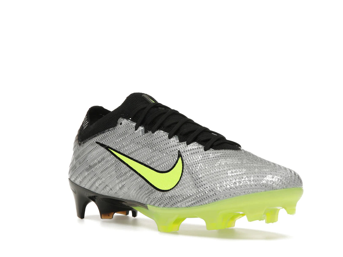 Nike Zoom Vapor 15 Elite XXV FG 25th Anniversary Pack Metallic Silver Volt - vue secondaire A