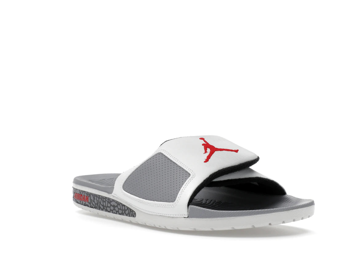 Jordan Hydro III Summit White Cement Grey Black Fire Red - vue secondaire A