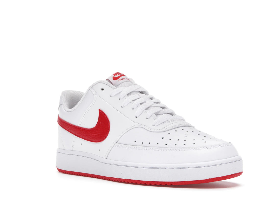 Nike Court Vision Low White University Red - vue secondaire A