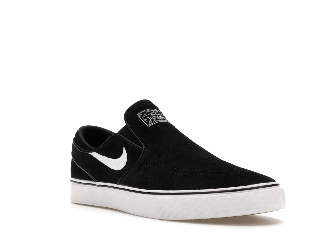 Nike SB Stefan Janoski+ Slip Black White - vue secondaire A